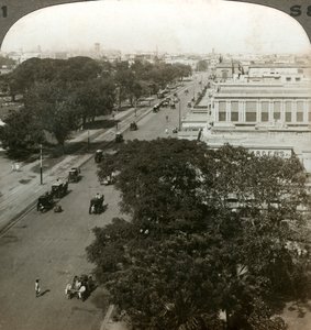 Chowringhee Road, Calcutta, Indien, omkring 1900-tallet. af Underwood and Underwood
