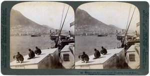 Hong Kong fra havnen, 1901 af Underwood and Underwood