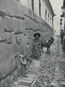 Inca-murværk, Cuzco, 1916