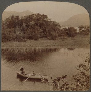 På Upper Lake i smukke Killarney, Irland, 1901. af Underwood and Underwood