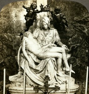 Pieta af Michelangelo, Peterskirken, Rom, Italien.