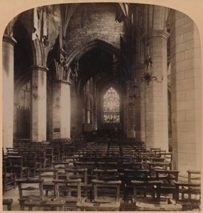 St. Giles Cathedral, Edinburgh, Skotland, 1896. af Underwood and Underwood