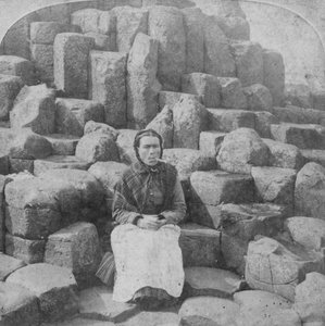 The Wishing Chair, Giants Causeway, County Antrim, Irland, 1887