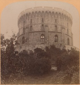 Det runde tårn, Windsor, England - Castle-fængslet fra Edward III, til Charles II, 1900. af Underwood and Underwood