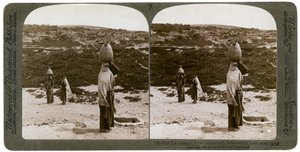 Landsbyen Imwas Emmaus, Palæstina, 1900. af Underwood and Underwood