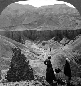 Kongernes dalgrave i Theben, Egypten, 1905. af Underwood and Underwood