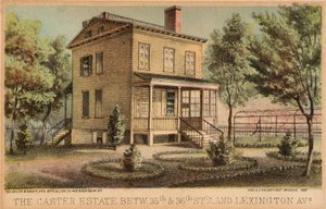 Carter Estate mellem 35th og 36th Street og Lexington Avenue af Unidentified
