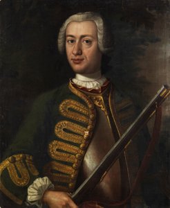 Portræt af en adelsmand af Unidentified painter label QS
