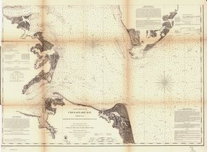Chesapeake Bay. Blad 6, fra udmundingen af York River til indsejlingen til bugten. LOC 99447135