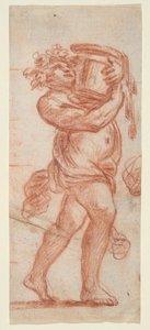 En ungdommelig ledsager af Bacchus af Unknown