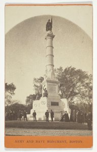 Monument for hæren og flåden, Boston af Unknown