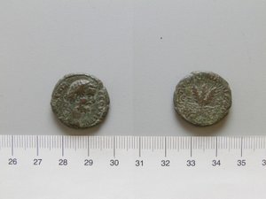 Mønt af Septimius Severus, kejser af Rom fra Caesareia, Cappadocia af Unknown