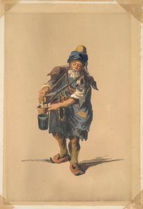 Bonde, der hælder Væske fra en Kantine om Halsen af Unknown