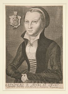 Portræt af Katharina de Bora D: Mart af Unknown