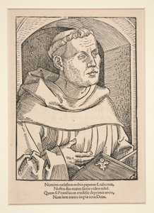 Portræt af Martin Luther af Unknown