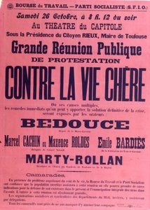 Socialistpartiets plakat