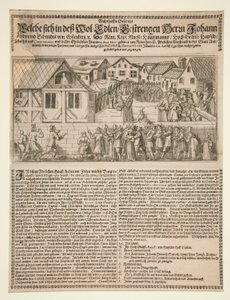 Religiøs scene med prædikant af Unknown