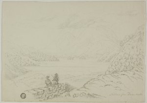 Skiddaw fra Derwentwater af Unknown