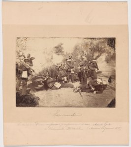Træfning mellem en preussisk rekognosceringsenhed og fremrykkende tropper fra Faidherbes hær (Amiens, 21. januar 1871). af Unknown