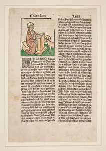 St. Luke. Illustration til (Jacobus da Voragine) Golden Legend af Unknown