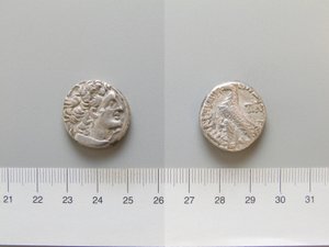 Tetradrachm af Ptolemæus XII, konge af Egypten fra Egypten af Unknown