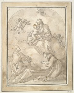 Vision af St. Nicholas af Bari af Unknown