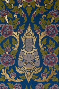 Wat Ampharam, Hua Hin. Tempel dekoration. Thailand. af Unknown
