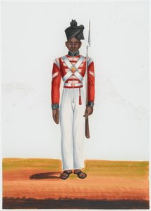 2. Martin Bataljons Havildar, Madras Army af Unknown artist
