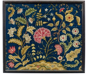 Et George II broderet billede, ca. 1740 af Unknown
