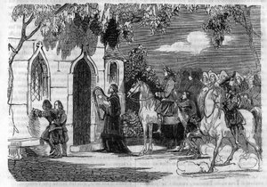 Et bryllup i Bretagne i det 14. århundrede. af Unknown artist