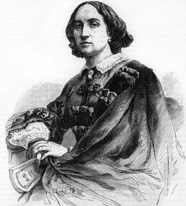 Adelaide Ristori (1822-1906), italiensk tragedier. af Unknown artist