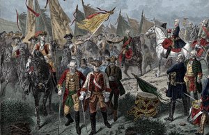 Efter slaget ved Hohenfriedberg af Unknown artist