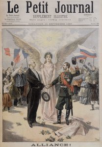 Alliance (mellem Frankrig og Rusland) - Couv. "" The Petity Journal""" af 12. sept af Unknown artist
