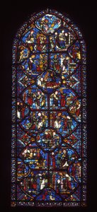 Ambulatorisk vindue (farvet glas af Unknown artist