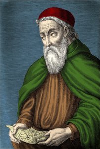 Amerigo Vespucci (1454-1512) italiensk browser af Unknown artist
