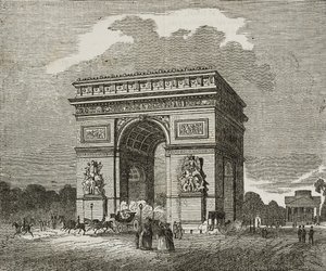 Triumfbuen, Paris, Frankrig af Unknown artist
