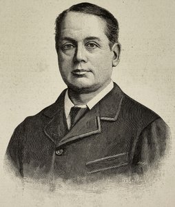 Archibald Philip Primrose, 5. jarl af Rosebery (1847-1929), britisk politiker, kobberstik af et fotografi af J Jerrard fra L