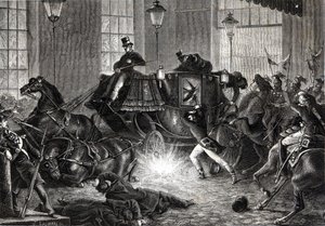 Felice Orsinis angreb mod Napoleon III den 01/01/1858 - i "" L