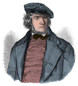 August Heinrich Hoffmann (Hoffmann von Fallersleben af Unknown artist