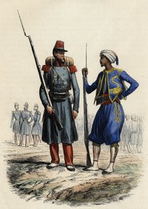 Bataljon af Fremmedlegionen, dannet og sendt til Algeriet i 1831; Bataljon af indfødte Tirailleurs, dannet og sendt til Algeriet i 1841, I "" L