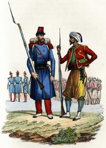 Bataljon af Fremmedlegionen dannet og sendt til Algeriet i 1831; bataljon af indfødte ryttere, dannet og sendt til Algeriet i 1841. I "" Storia d