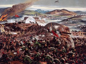 Slaget ved Kirk Kilisse (Lozengrad-slaget) Türkiye, 24. oktober af Unknown Artist
