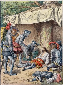 Bayards død i 1524. af Unknown artist