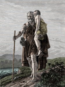 Belisarius - den byzantinske general Belisaire (Flavius ​​​​Belisarius, 500-565) af Unknown artist