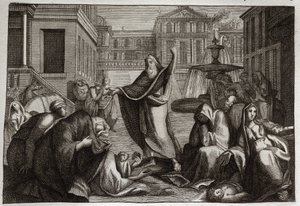Bible of Royaumont, Gamle Testamente: Niniviternes anger. Indbyggerne i Nineve anger anger over profeten Jonas