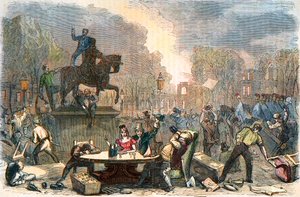Bristol Riots af Unknown artist