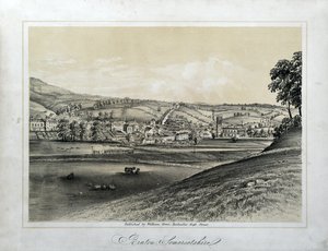 Bruton, Somersetshire af Unknown artist