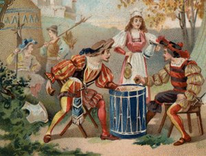 Lejrhjørne under Francois I. af Unknown artist