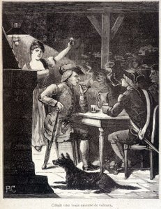 Patron i et værtshus. af Unknown artist