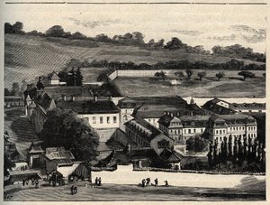 Central House of Clairvaux (fængsel i Clairvaux) - Champagne-Ardenne - gravering i "" PATRIE" - PACUREQUIREQUE BESKRIVELSE AF FRANKRIG I 6 BIND AF LUCIEN HUARD - slutningen af ​​1800-tallet af Unknown artist